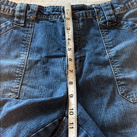 Faded Glory blue denim shorts with stretch. Sz 14. - Picture 5 of 7